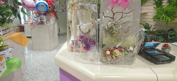 Exposición Arte en Cristal - Adelina Arte Floral - El Corte Inglés